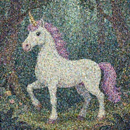 Portrait of a unicorn in a fantasy forrest, lisa frank, craig mullins, octane, 8k, detailed illustration