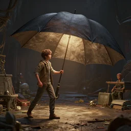 lampbrella, very detailed texture, realistic shaded lighting, art style by ilya kuvshinov, katsuhiro, artgerm, jeremy lipkin, michael garmash, nixeu, unreal engine 5, radiant light, intricate environment