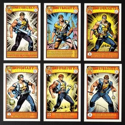 trading cards by frank freazetta