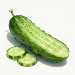 the worlds coolest cucumber, trending on artstation