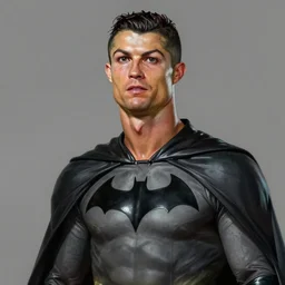 Cristiano Ronaldo as Batman, highly detailed digital painting, artstation, concept art, smooth, clear focus, illustration, Vermeer works