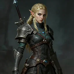 kerli koiv in the art style of breath of the wild, grimdark dramatic lighting, digital art, intricate, highly detailed, matte painting, fine art