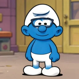 bill gates as a smurf