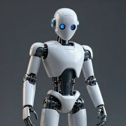 Realistic robot scary 4k detail