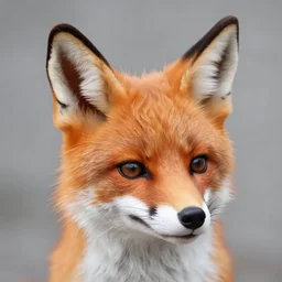 realistic fox - ears kemonomimi cosplay headshot photo