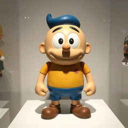 1 9 6 0 s weirdo cartoon sculpture toy on display
