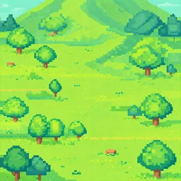 a beautiful 2 5 6 x 2 5 6 pixel art landscape