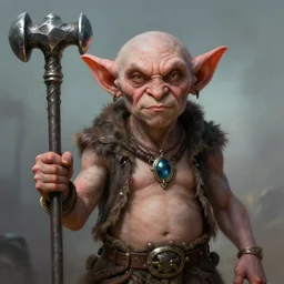 beautiful realistic fantasy portrait of a goblin with metal hurlant, by Frazetta and Beksinski, volumetric lighting, trending on art station, polarizer filter