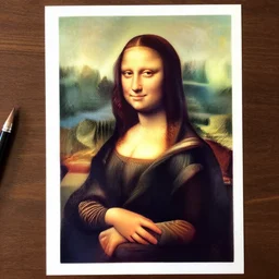 the Mona Lisa done by Lisa Frank