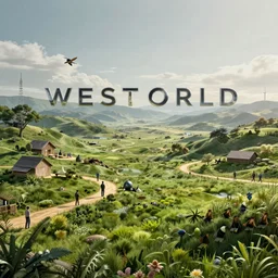 highly detailed vfx landscape of westworld, stephen bliss, unreal engine, greg rutkowski, loish, rhads, beeple, makoto shinkai and lois van baarle, ilya kuvshinov, rossdraws, tom bagshaw, alphonse mucha, global illumination, detailed and intricate environment