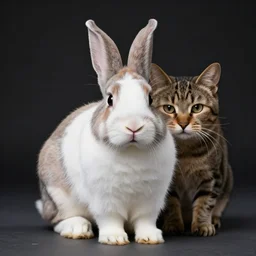 a hybrid of Rabbit and Cat, professional photography