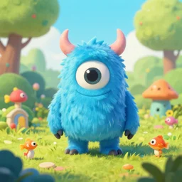 tiny toy monster, mark ryden, lostfish, max fleischer, hyper realistic, artstation, illustration, digital paint, matte paint, vivid colors, bright, cheerful,, detailed and intricate fairytale environment