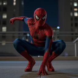 film still of 2 0 year old donald glover as miles morales in spider - man movie, 8 k, night time, action