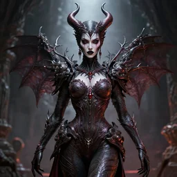 the demon queen, 4 k, intricate detailed, jaw dropping, gorgeous, surreal, octane render