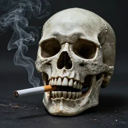 🚬⚱️💀🩺🫁 photo realism : 8k