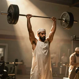 emad mostaque lifting the weights, our prophet and saviour, hallowed be thy name, bless this generation