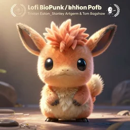 lofi BioPunk Pokemon JigglyPuff  portrait Pixar style by Tristan Eaton_Stanley Artgerm and Tom Bagshaw,