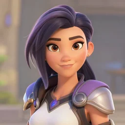 cassandra cain as an overwatch character, beautiful face!!!!, 2 7 years old, cg animation, lifelike, animated, realistic, by artgerm, greg rutkowski, 3 d