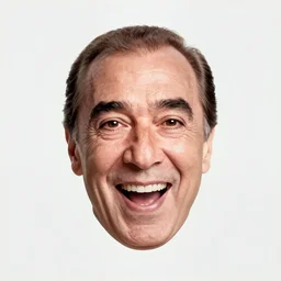 digital art of portrait of danny devito, excited facial expression, head - and - shoulders shot, white background, cute pixar character, houdini 3 d render