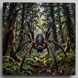 wet plate photography ent spider forest, scp, beksinski, barlowe