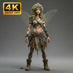 full body pose, beautiful adult pot head fairy, grungy dirty clothing, highly detailed, 4 k, hdr, smooth, sharp focus, high resolution, award - winning photo, artgerm, photorealistic