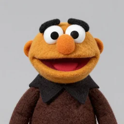 betsy brandt as a muppet. highly detailed felt. hyper real photo. 4 k.