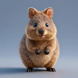a cute quokka, 3 d render, octane, weta, ilm