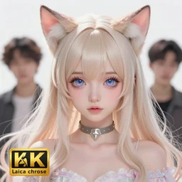 hyperdetailed, range murata and william - adolphe bouguereau, mina petrovic, made by laica chrose, nekopara fantastically detailed eyes cute girl portrait with fantastically detailed cat ears!!!!!!!!!!!! dressed like a cat modern anime style, unreal engine fantasy illustration. award winning, artstation, 8 k resolution ethereal bloom effect in pastel colours, wlop, ross tran, ruan jia and artgerm