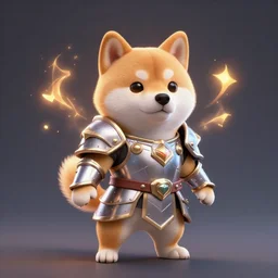 realistic anthropomorphic shiba inu, in daedric armor, stuning 3 d render, masterpiece, glowing aura, by donato giancola and greg rutkowski and wayne barlow and zdzisław beksinski, realistic face, visible face, digital art