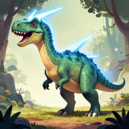 lightning dinosaur