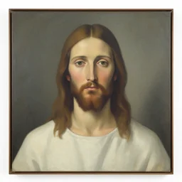 portrait of jesus christ by agnes martin