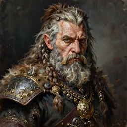 portrait painting of a dwarven berserker, sharp focus, award - winning, trending on artstation, masterpiece, highly detailed, intricate. art by irving penn