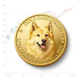 a stocks chart showing the price of dogecoin in 2 0 2 3