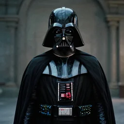 film still of darth vader in pulp fiction.