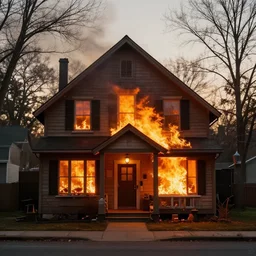 “house on fire”