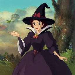 queen witch in the style of ghibli artstation