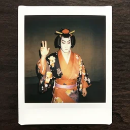 a kenku kabuki. halloween polaroid ( 1 9 9 2 ). marvel vs. capcom 2