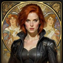 Sigourney Weaver as cyberpunk girl, portrait, intricate, elegant, highly detailed, centered, digital painting, artstation, concept art, smooth, sharp focus, illustration, art by artgerm and donato giancola and alphonse mucha