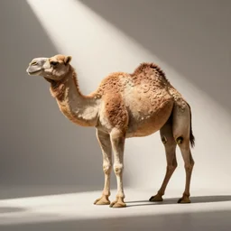 a camel ob / gyn in his clinic, digital art