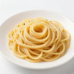 plate of spaghetti upscaled 100 times