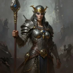 barbarian queen, a fantasy digital painting by Frank Frazetta, trending on Artstation, highly detailed