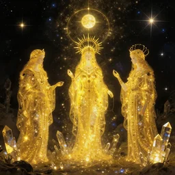 celestial beings of light, paganism, heathenry, leds, crystalline shimmers, giallo,