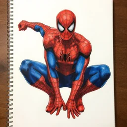 drawing of spider - man 2 0 9 9
