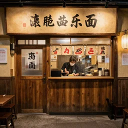a photo of an old ramen restaurant