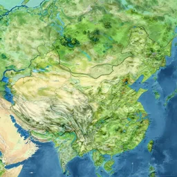 simplified treasure map of a large fantasy world with various biomes regions, highly detailed, smooth, sharp focus, artstation, illustration by makoto shinkai and moebius and jean giraud