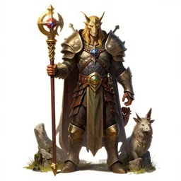 baphomet, ultra detailed fantasy, dndbeyond, bright, colourful, realistic, dnd character portrait, full body, pathfinder, pinterest, art by ralph horsley, dnd, rpg, lotr game design fanart by concept art, behance hd, artstation, deviantart, hdr render in unreal engine 5