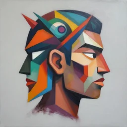 A tribe called Quest profile picture by Sachin Teng, asymmetrical, Organic Painting , Matte Painting, meaningful, Powerful, geometric shapes, hard edges, graffiti, street art:2 by Sachin Teng:4