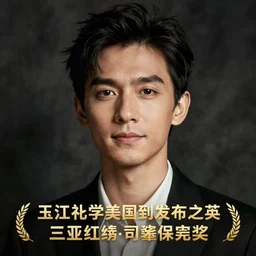 a portrait of Chinese actor Zhehan Zhang by greg rutkowski