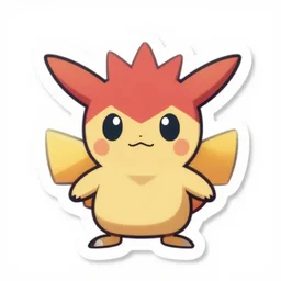 cute miss mascot fantominus fantominus gastly pokemon sticker art, cronobreaker, beeple game icon