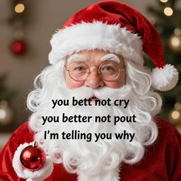 you better watch out you better not cry you better not pout i'm telling you why santa claus is coming to town, in the style of h. r. giger, horror, dark, grain, realistic lighting, monochromatic